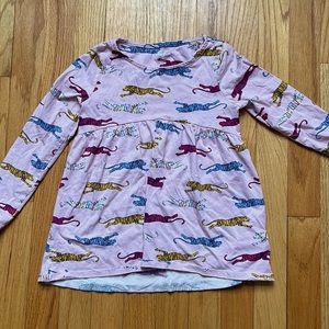 Lands’ End tunic top with tiger design